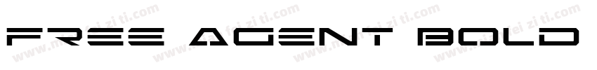 Free Agent Bold Expanded字体转换